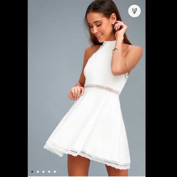 Lulus Dresses & Skirts - NWT Lulus Reach Out My Hand Lace Skater Dress